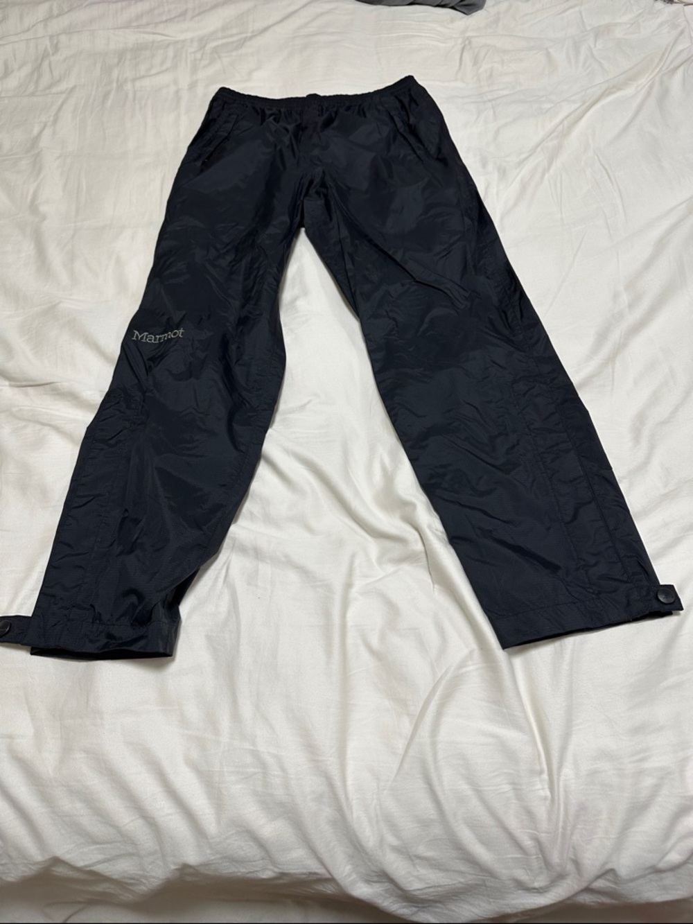 Marmot Black Waterproof/Windbreaker Jogger Pants Medium